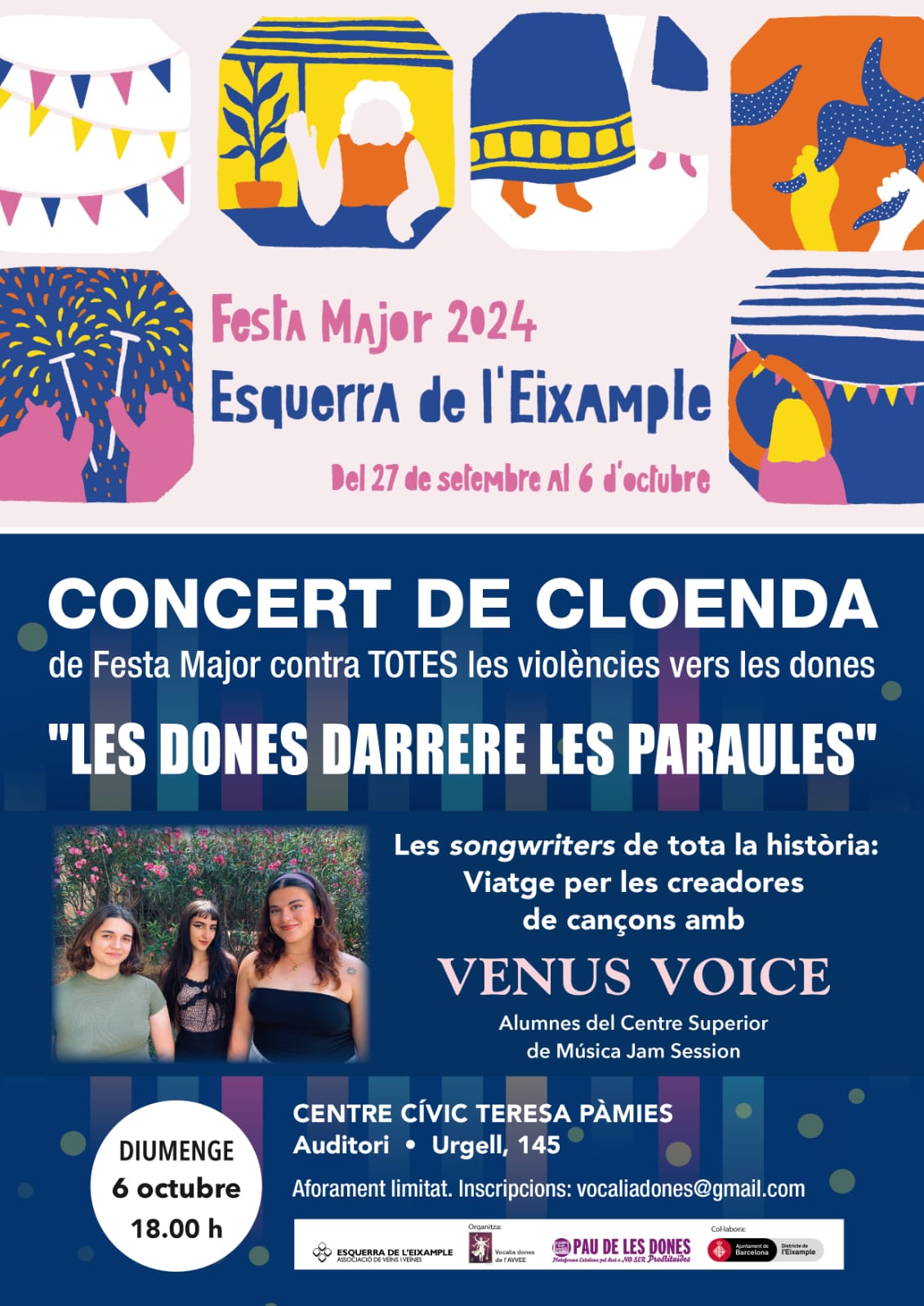 Concert de cloenda de la FM contra les violències masclistes