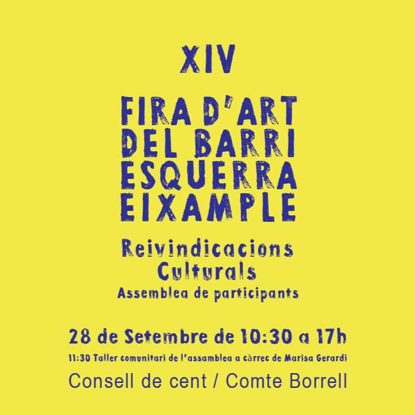 XIV Fira d’Art del barri!